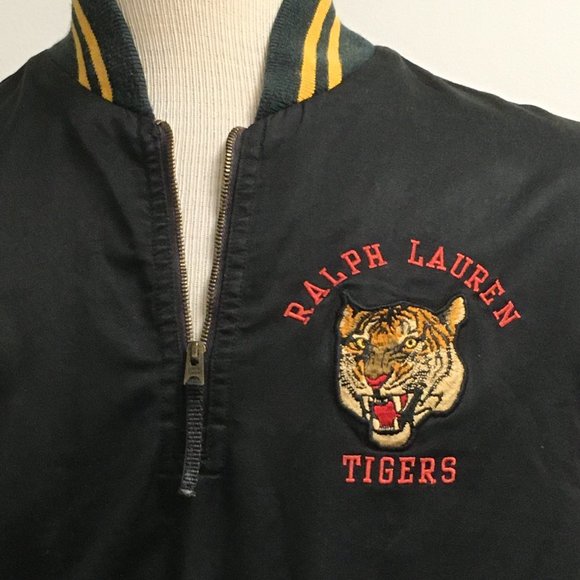 Vintage Polo Ralph Lauren Sport rl tigers top S short sleeve - Picture 3 of 6